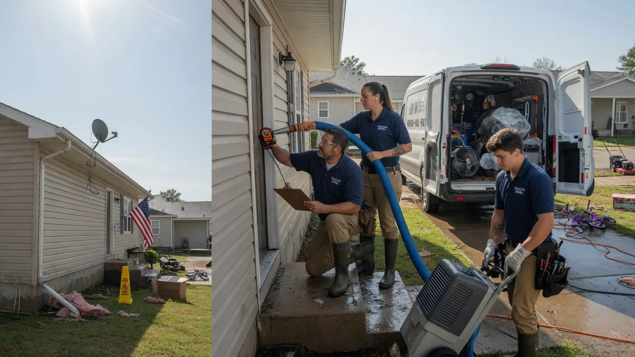 Ceiling Water Damage Restoration in Rowena, TX near me